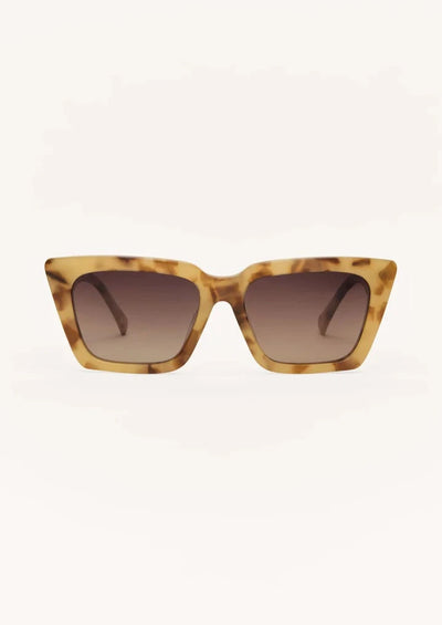 Z Supply Feel Good Polarized Sunglasses Blonde Tort - Gradient - Whim BTQ