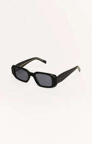 Z Supply Off Duty Polarized Sunglasses Polished Black - Gradient - Whim BTQ