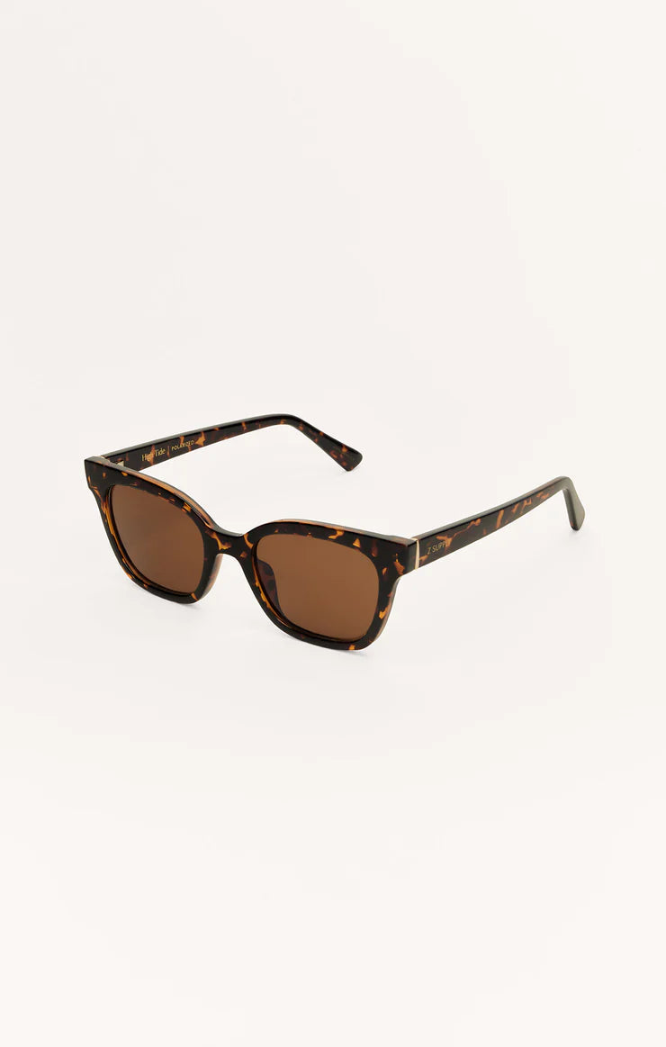 Z Supply High Tide Sunglasses Brown Tortoise - Brown - Whim BTQ