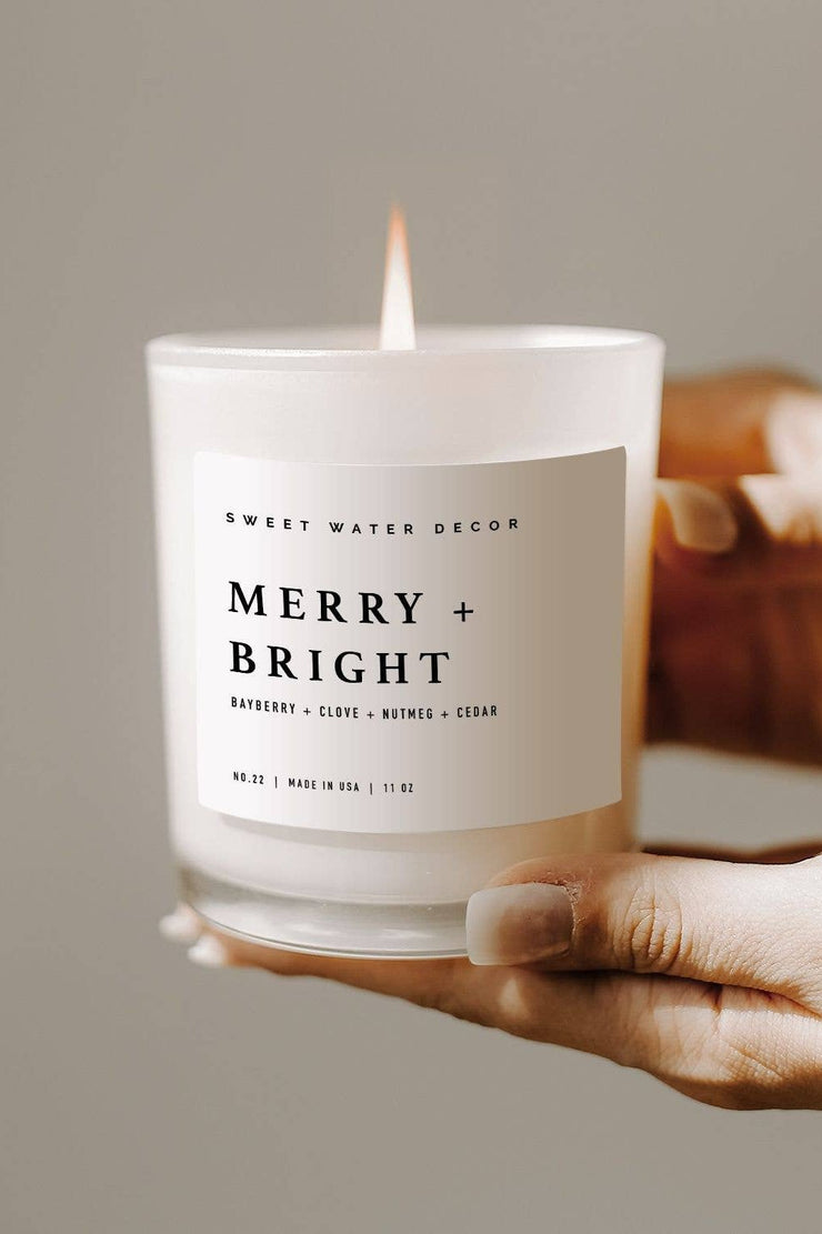 Merry and Bright 11 oz Soy Candle