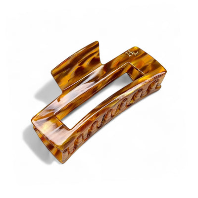 Ecofriendly Acetate Large Claw - Hazel Honey - Whim BTQ