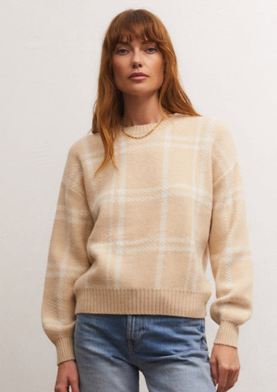 Z Supply Jolene Sweater in Oatmeal - Whim BTQ