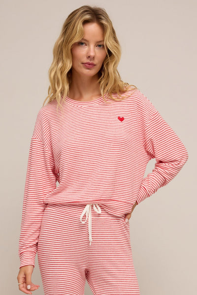 Z Supply Bisous Stripe LS Top