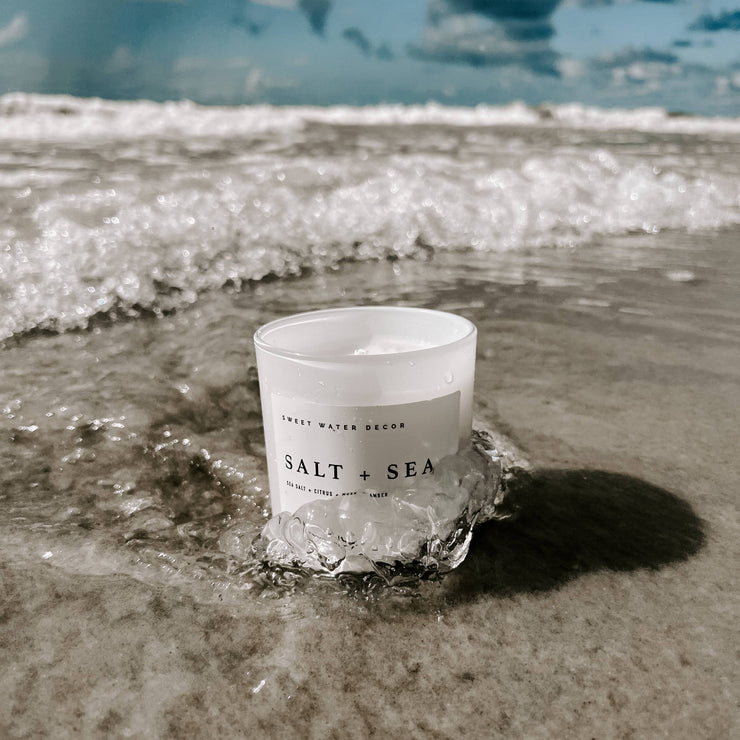 Salt and Sea 11 oz Soy Candle - Home Decor & Gifts