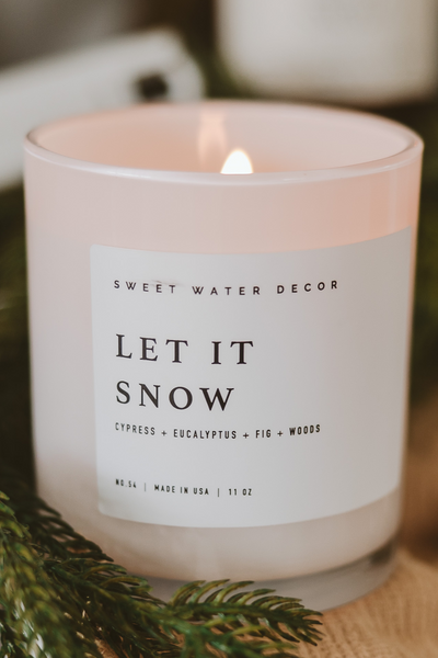 Let It Snow 11 oz Soy Candle