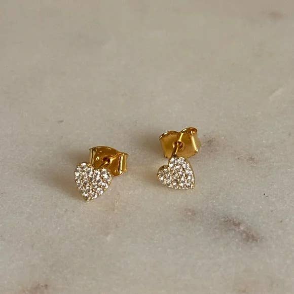 Tramps+Thieves Dalia Heart Studs - Whim BTQ