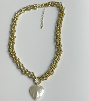 Tramps+Thieves Chained Heart Necklace