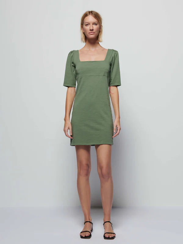 Nation LTD Edith Square Neck Dress in Sea Spray - Whim BTQ