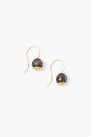 Chan Luu Gold Dipped Earrings in Peacock Pearl