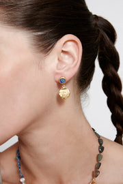 Chan Luu Vessel Drop Earrings Gold Mix