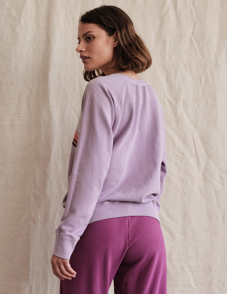 Sundry Rainbow Sweatshirt in Lavender - Whim BTQ