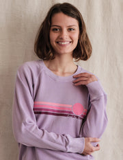 Sundry Rainbow Sweatshirt in Lavender - Whim BTQ