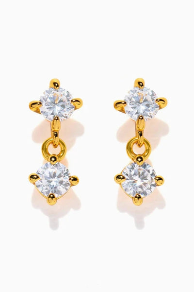 Girls Crew Crystal Dreams Earrings in Gold