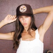 Freya Giddy the F*ck Up Trucker Hat Chocolate