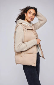 Gentle Fawn Billie Vest in Camel Tan