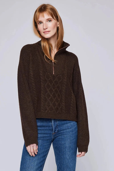 Gentle Fawn Georgie Half-Zip Pullover Sweater