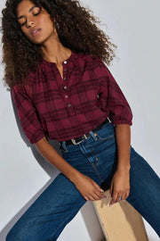 Nation May Flannel Top