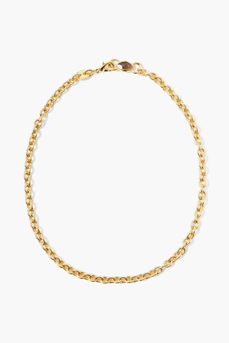 Chan Luu Leona Chain Necklace Smoky Quartz