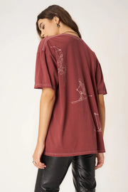 Project Social T Skeleton Skiers Relaxed Tee - Whim BTQ