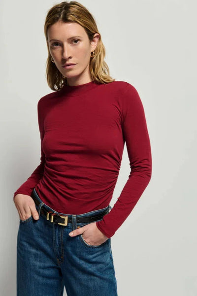 Nation Rita Long Sleeve in Danish Red