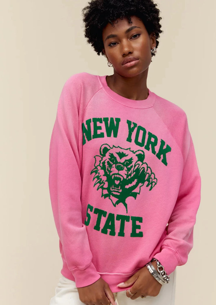 DayDreamer LA New York State Bear Vintage Sweatshirt - Whim BTQ
