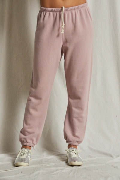 perfectwhitetee Stevie Sweatpant in Mauve