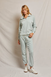 Perfectwhitetee Toni Sweatpant in Fresh Mint