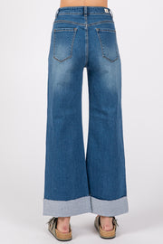 Letter to Juliet Bianca A-Line Wide Cuff Jean in Medium