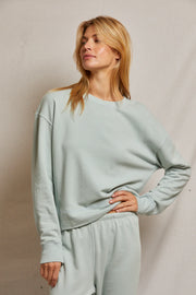 Perfectwhitetee Tyler Pullover in Fresh Mint