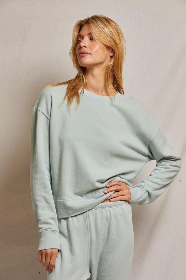 Perfectwhitetee Tyler Pullover in Fresh Mint