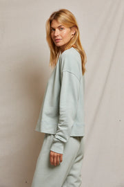 Perfectwhitetee Tyler Pullover in Fresh Mint