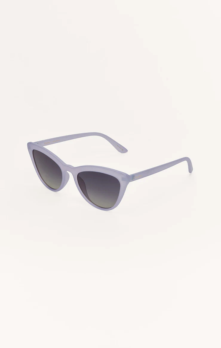 Z Supply Rooftop Sunglasses Frosted Violet- Gradient - Whim BTQ