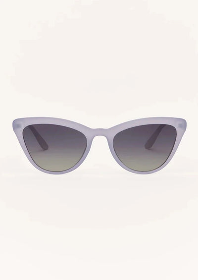 Z Supply Rooftop Sunglasses Frosted Violet- Gradient - Whim BTQ