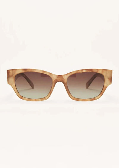 Z Supply Roadtrip Polarized Sunglasses Blonde Tort- Gradient - Whim BTQ