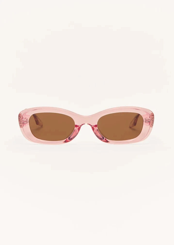 Z Supply Joyride Polarized Glasses in Pink Lemonade - Whim BTQ