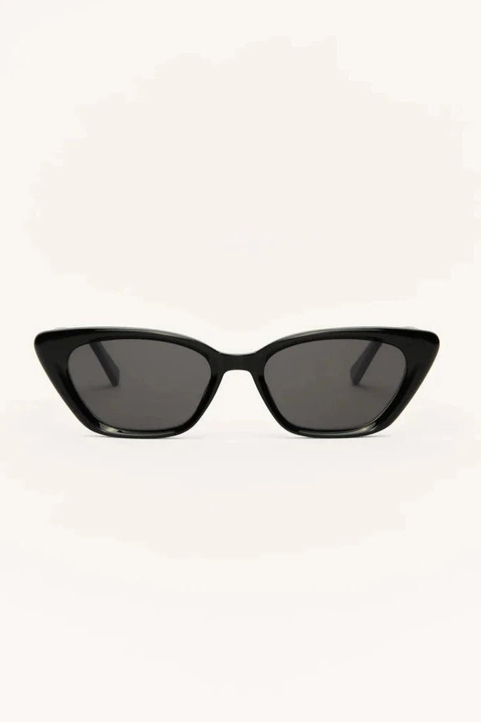 Z Supply Staycation Polarized Glasses in Polished Black - Whim BTQ