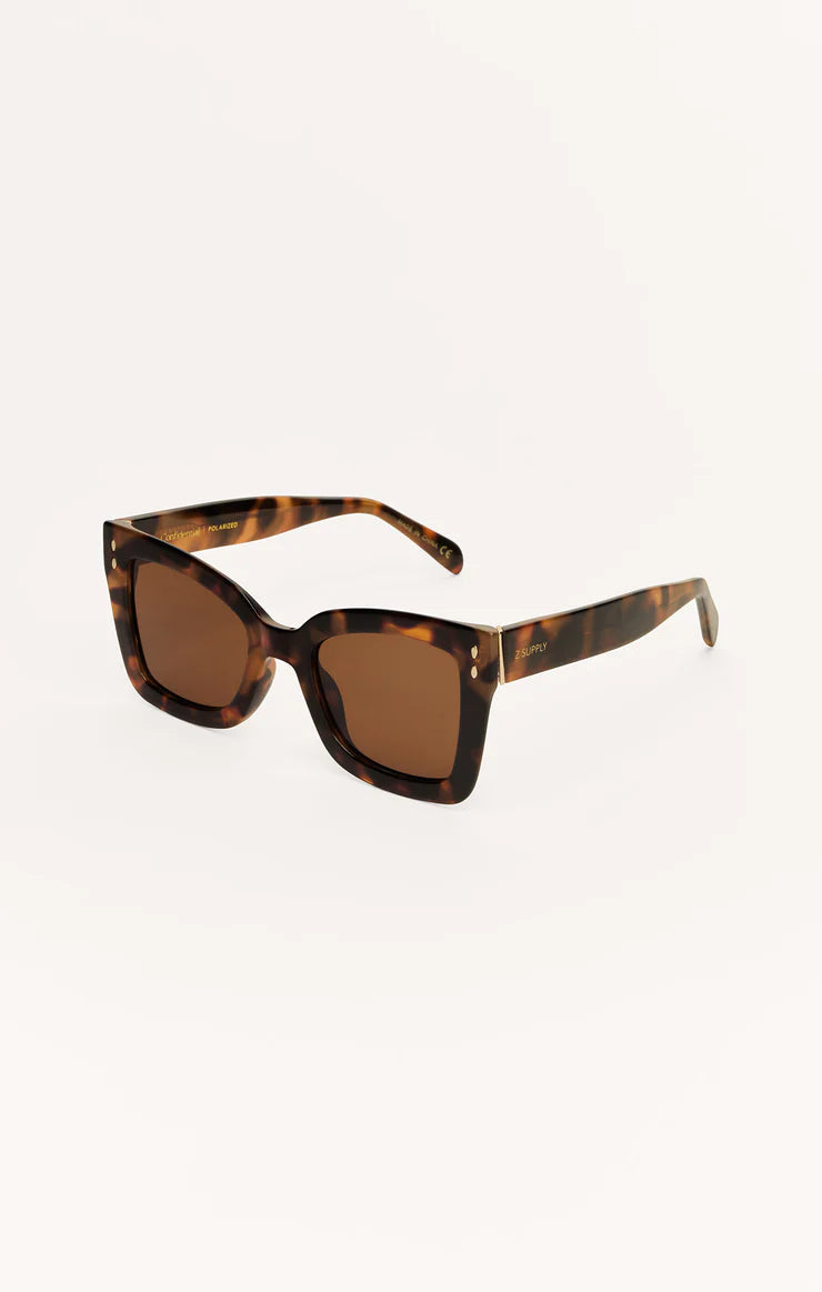 Z Supply Confidential Sunglasses Brown Tortoise - Brown - Whim BTQ