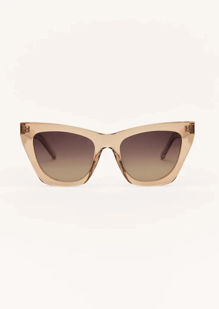 Z Supply Undercover Sunglasses Taupe-Gradient - Whim BTQ