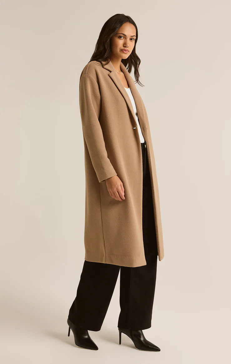 Z Supply Mason Coat in Classic Camel