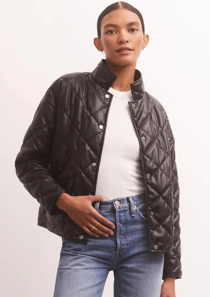 Z Supply Heritage Faux Leather Jacket - Whim BTQ
