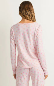 Z Supply Candy Hearts Long Sleeve Top - Whim BTQ