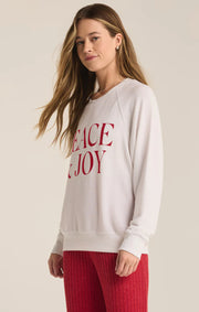 Z Supply Cassie Peace and Joy Raglan