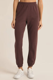 Z Supply Classic Gym Sweatpant in Dark Truffle