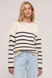 Z Supply Boyfriend Striped Sweater