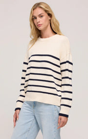 Z Supply Boyfriend Striped Sweater