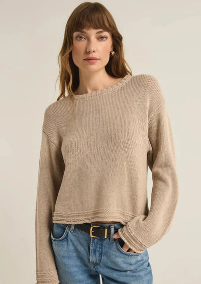 Z Supply Emerson Sweater in Oatmeal Heather