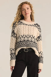 Z Supply Garland Fairisle Sweater