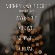 Merry and Bright 11 oz Soy Candle