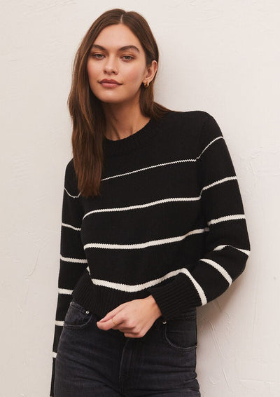 Z Supply Milan Stripe Sweater - Whim BTQ