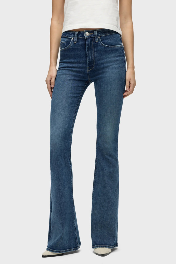 Hudson Holly High-Rise Flare Jean in Harvest